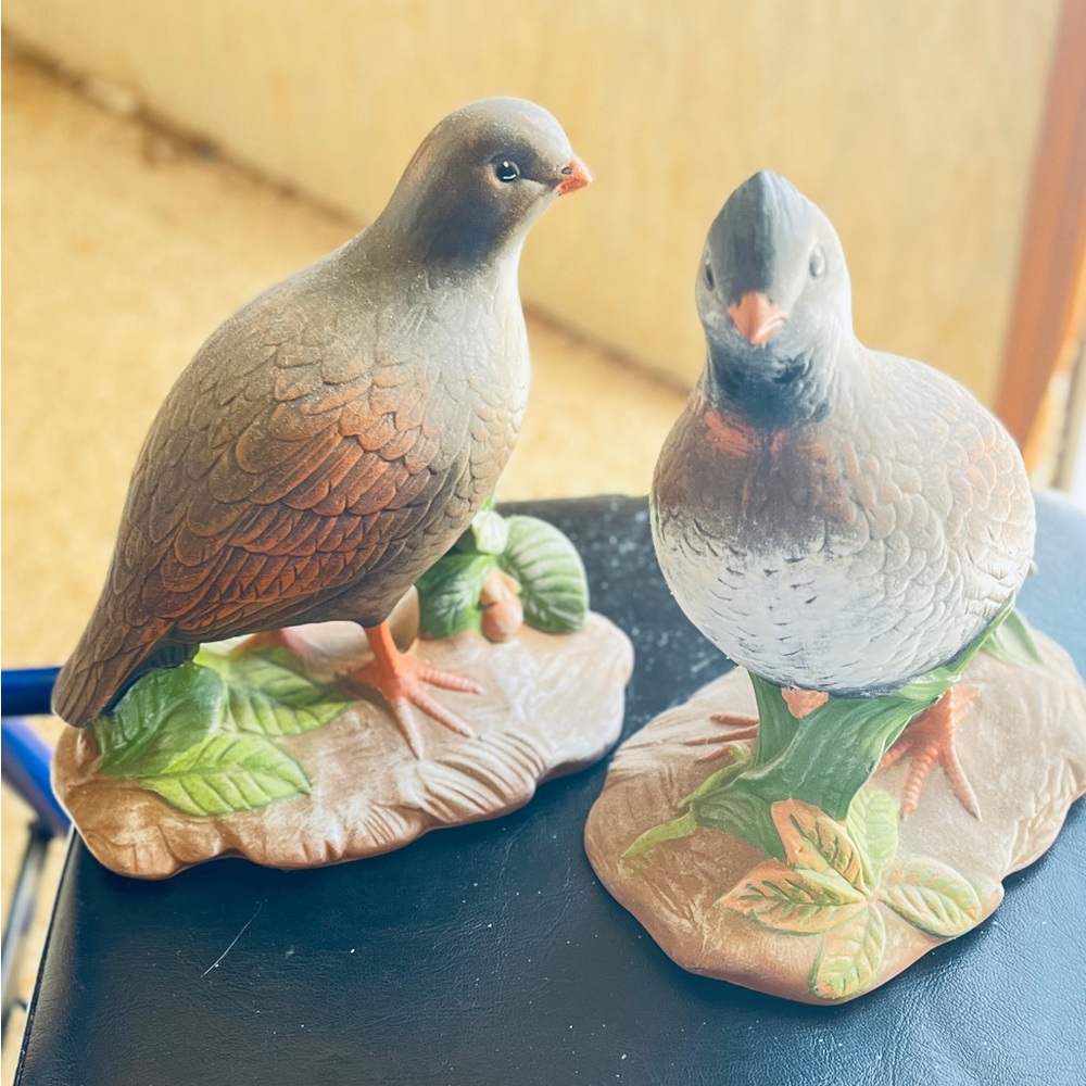 Decorative Pheasant Figurines (Pair)